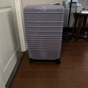 BEIS Glossy Lavender Large Check-In Luggage